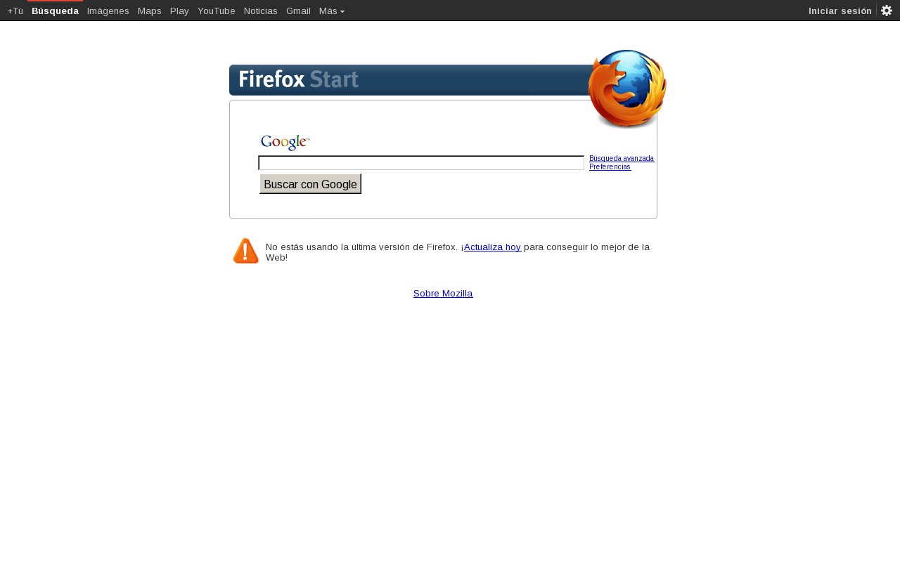 theme for mozilla firefox start page