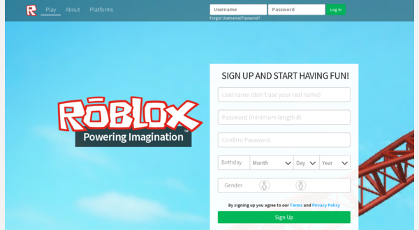 Old Roblox Website 2016