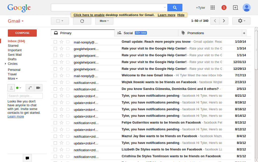 List All My Gmail Accounts