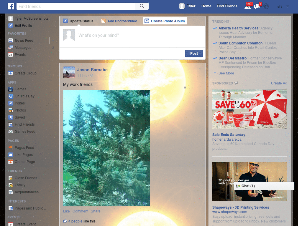 Wallpapers para Facebook - Galaxy - 63 - FreeStyler.WS