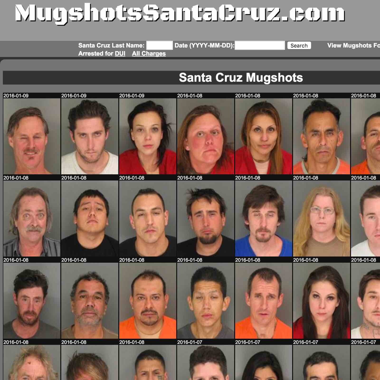 santa cruz county jail mugshots