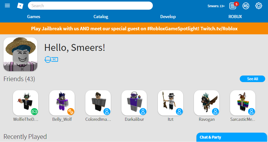 Roblox Userstyles
