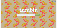 Tumblr Log in page