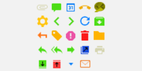 Dark theme (more saturated) icons