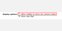 Make sure to disable subreddit styles with this!