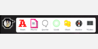 Icons highlight when you hover