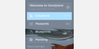 Posts/Followers/Queue/Drafts will now be this.