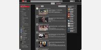 Skinned YouTube Subscriptions Page