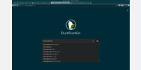 DuckDuckGo homepage