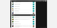 Daily activity counters (notes and followers)