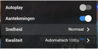 Player setting