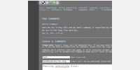 Post footer and comments