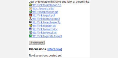 Main style screenshot