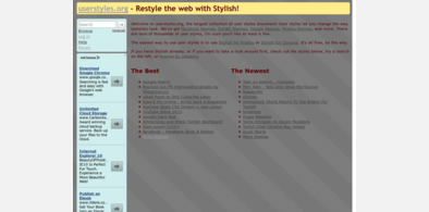 Main style screenshot
