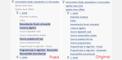 Main style screenshot