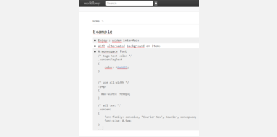 Main style screenshot