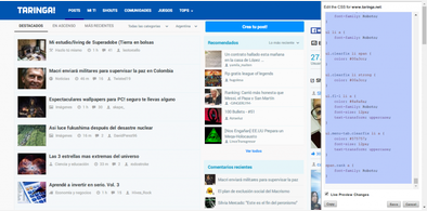 Main style screenshot