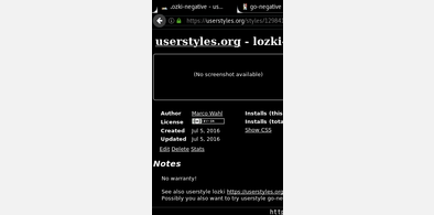 Main style screenshot