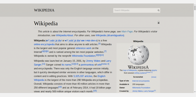 Main style screenshot