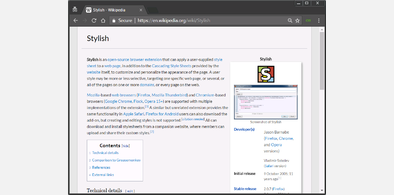 Main style screenshot