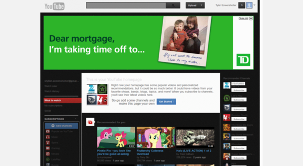 With the style applied