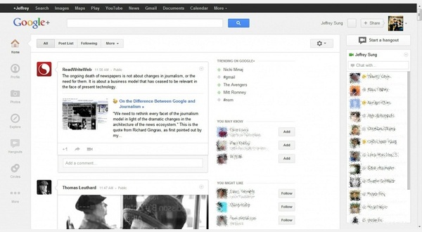 Google Plus - Hide Share Bar