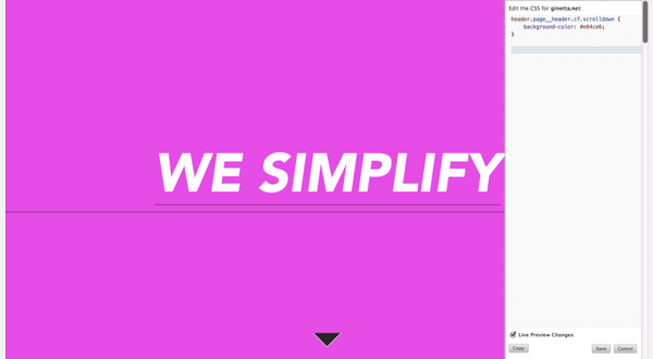 With style applied