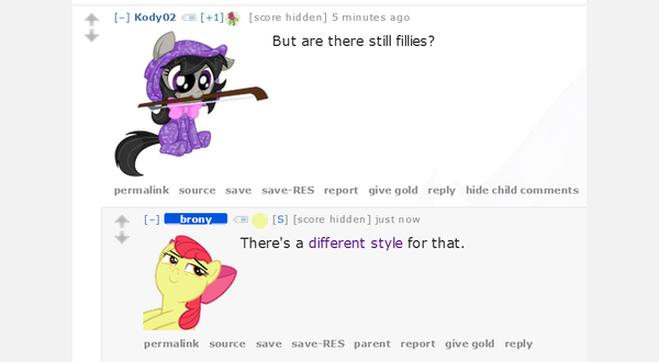 With the style applied