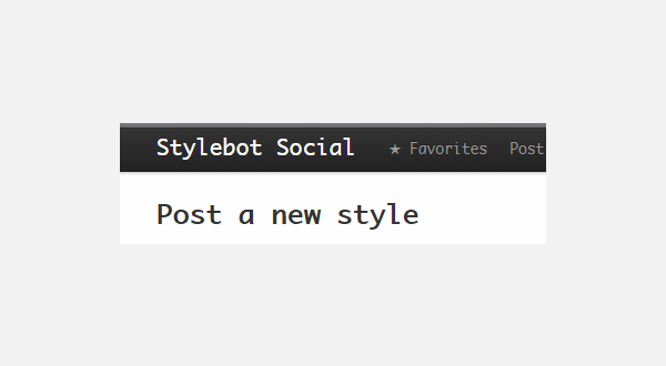 With style applied