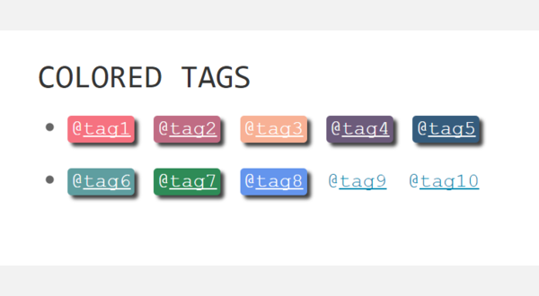 With the style applied